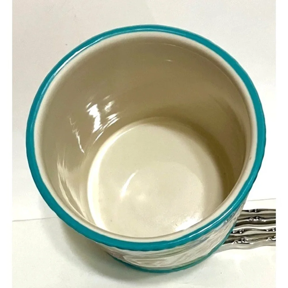 Pioneer Woman Utensil Holder Stoneware Floral Medley